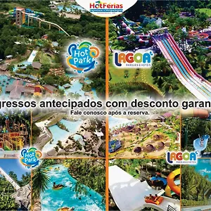  Apart-hotel Golden Dolphin Grandhotel - Com Roupas De Cama E Banho - Piscinas 24h, Prox Ao Water Park, Prive, Boulevard, Riviera - Hotferias Brasil